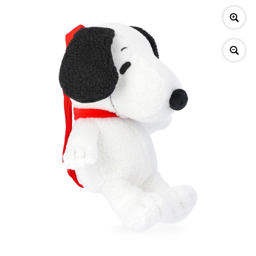 Peanuts Snoopy Girls Plush Mini Backpack 12.5” NWT - Picture 3 of 4